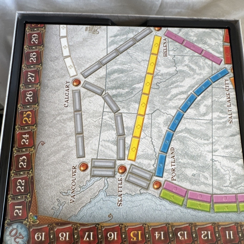 Ticket To Ride ( Days Of Wonder)Board Game ! Allan R. Moon Complete In Nice Cond - Picture 5 of 6